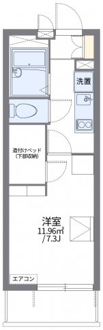 レオパレスアガイティーラの間取り