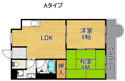 ルグランテカールの間取り