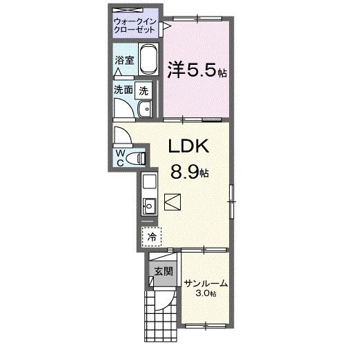 【グランヴェルジェ　清瀬　IIIの間取り】