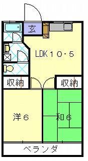 椿谷マンションの間取り