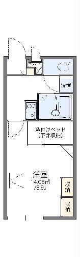 レオパレスＷＩＮＧ　秋光の間取り