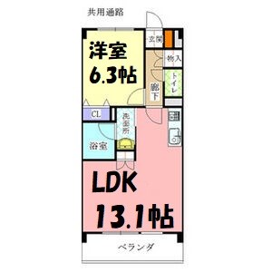 【パセオIの間取り】