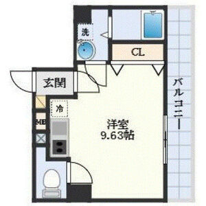 姫路市東延末のマンションの間取り