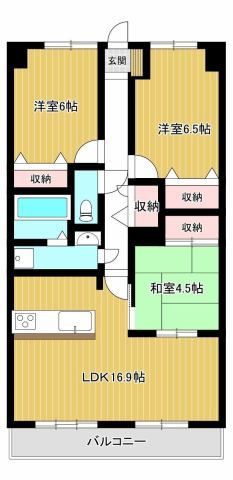 サントノーレ丸亀南の間取り