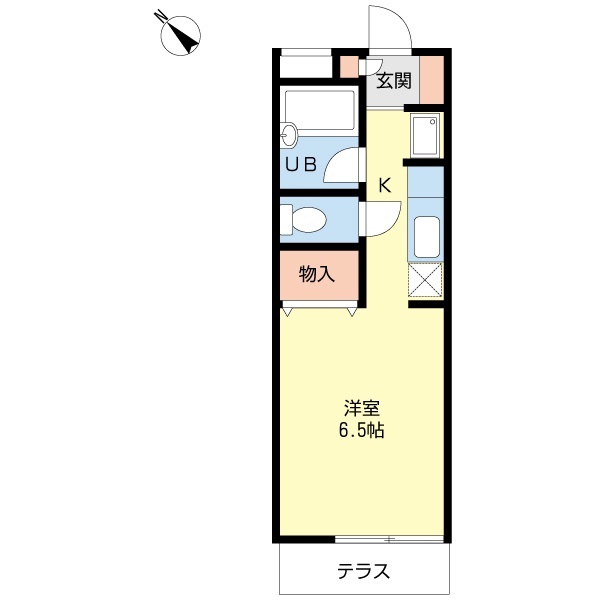 エル・クラージュ１の間取り