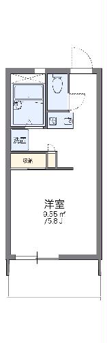 【レオパレスハートピア１５の間取り】