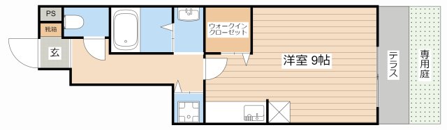 大津市今堅田のアパートの間取り