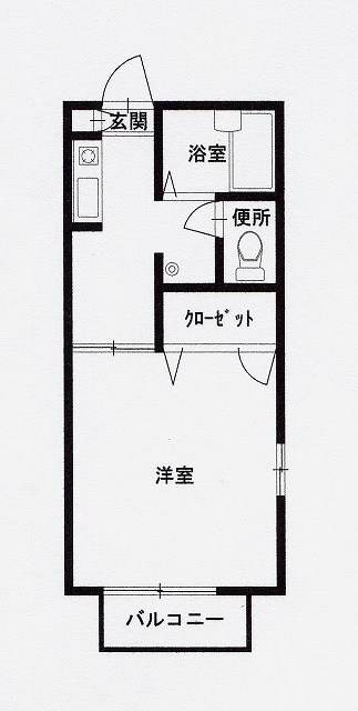 リバティーＫ＆ＹA棟の間取り