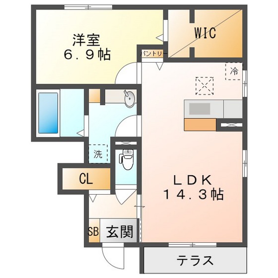 ウィステリア江戸橋の間取り