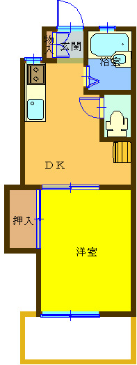 ハイツドメニカの間取り