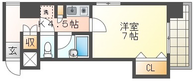 アペックス免出の間取り