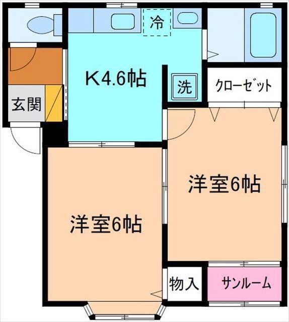 グラシアス粟津の間取り