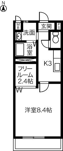 コンフォート西之島の間取り