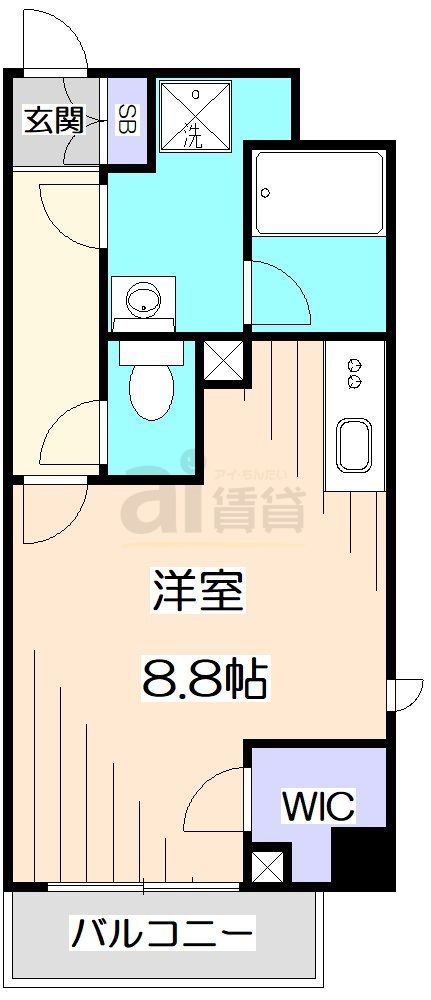 練馬区谷原のマンションの間取り