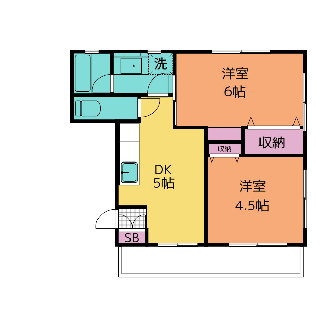 メイフラワーの間取り