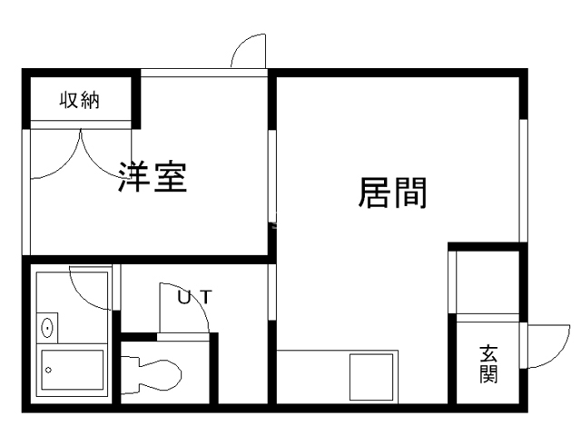 宮崎サンハイツの間取り