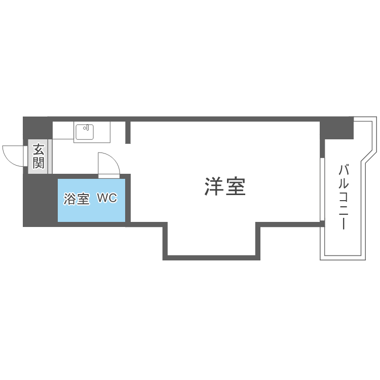 ローヤルハイツ南７条の間取り