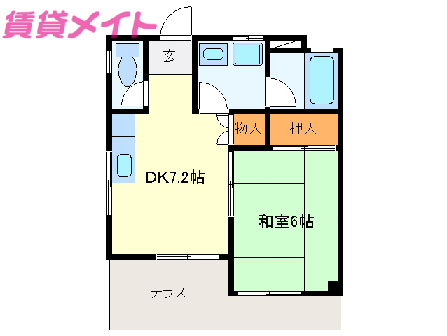 クレアトゥール伊勢志摩の間取り