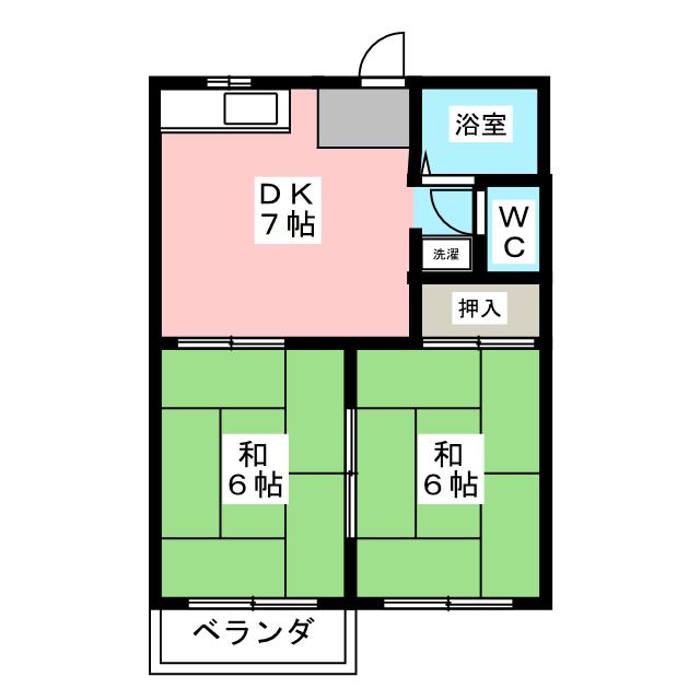 ジュネス花霞の間取り