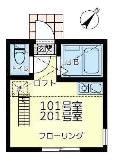 ユナイト新子安カテリーナの間取り