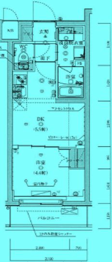 ハーモニーレジデンス東京八広ザ・スプレッドの間取り