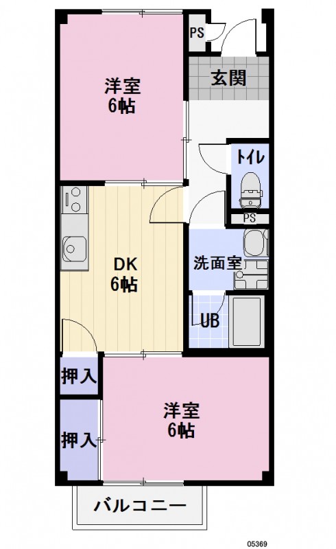 サンヒルズ羽生の間取り