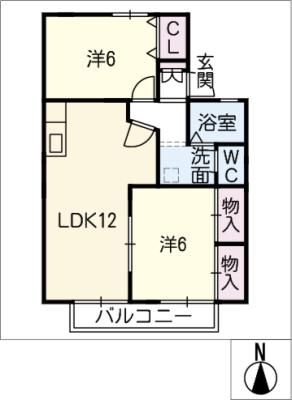 アリージェンス　１０の間取り