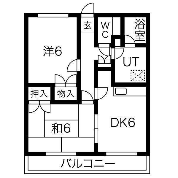 ロイヤルマンションの間取り