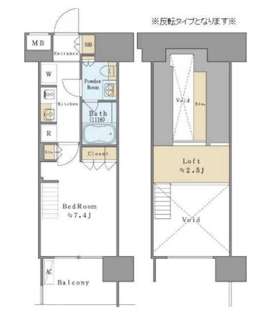 Ｂｒｉｌｌｉａｉｓｔ清澄白河の間取り