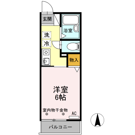 ハミング南牛川の間取り