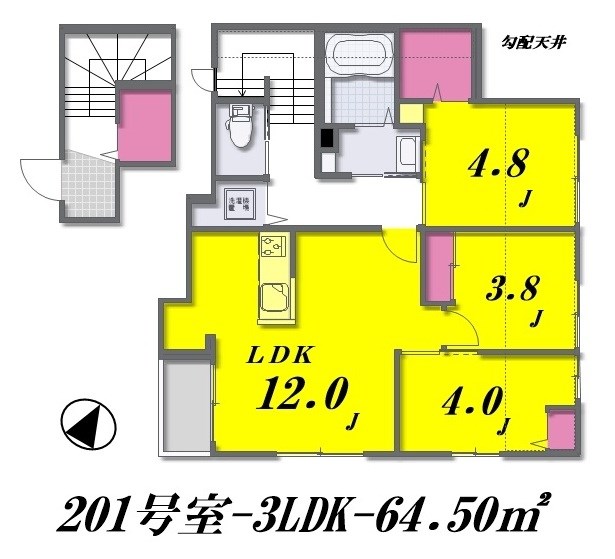 西台2丁目シャーメゾンの間取り