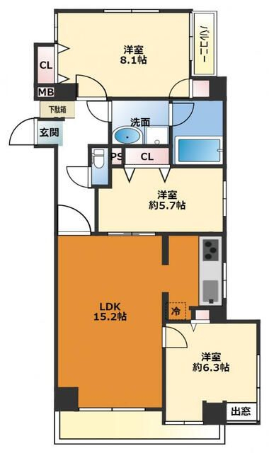 両国アムフラットの間取り