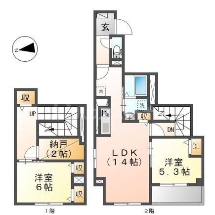 江東区東砂のマンションの間取り