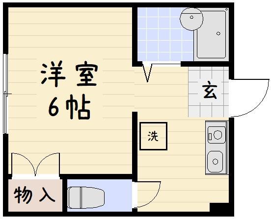 第２宮崎ハイツの間取り