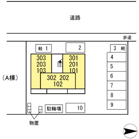 【（仮）D-ROOM中央市中楯 B棟のその他】