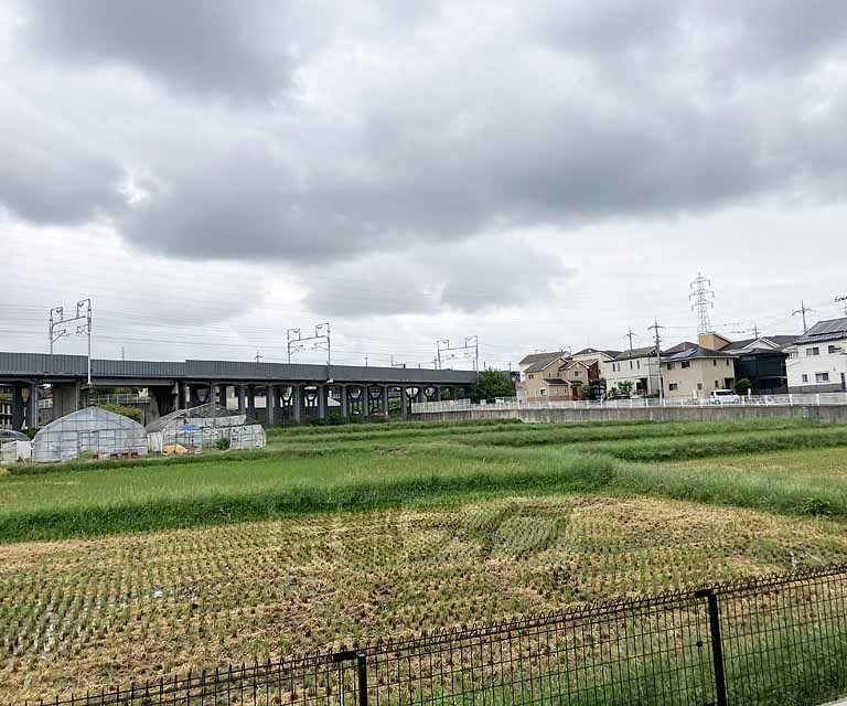 【大津市月輪のアパートの眺望】