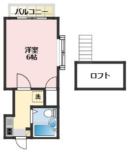 レオパレス鶴間第25の間取り