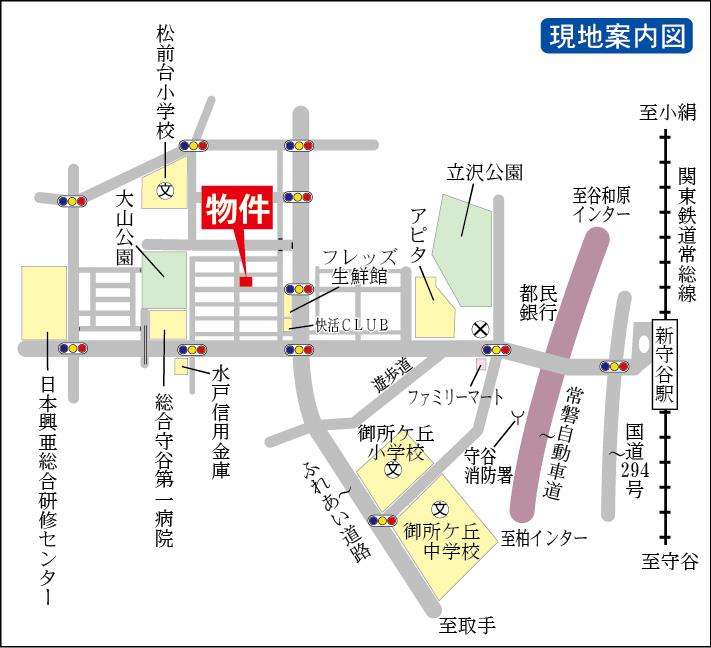 【プルミエール守谷Ａ棟の駐車場】