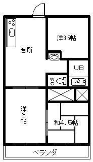 メゾンＫの間取り