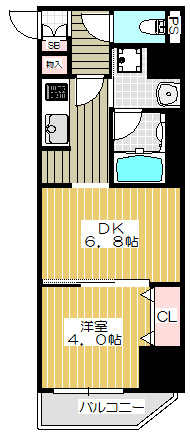 ファーストフィオーレ東梅田の間取り