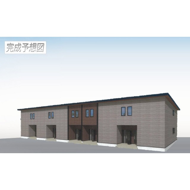 関市下有知のアパートの建物外観
