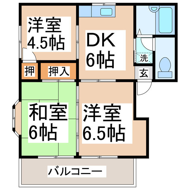 EXA京町の間取り写真
