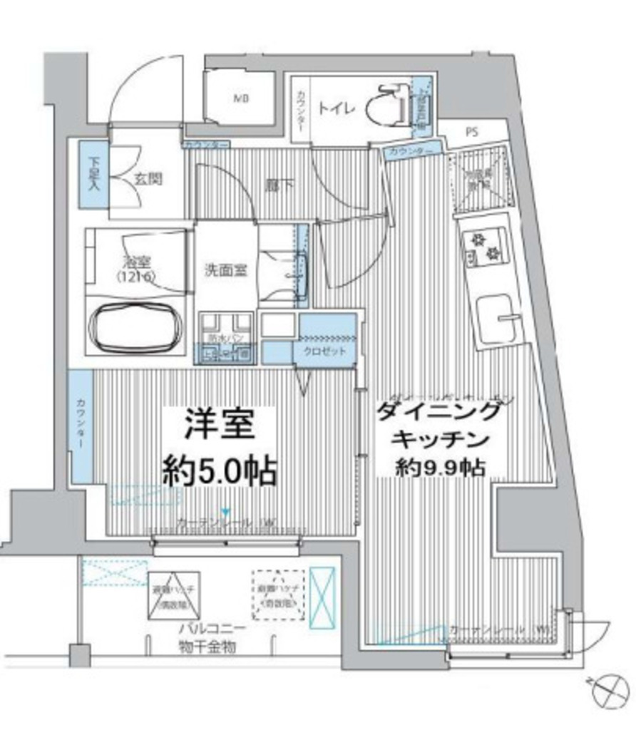 カーサケイトの間取り写真