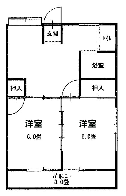 ゆたかハイツの間取り