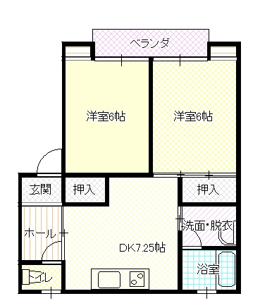 コーポアリタの間取り