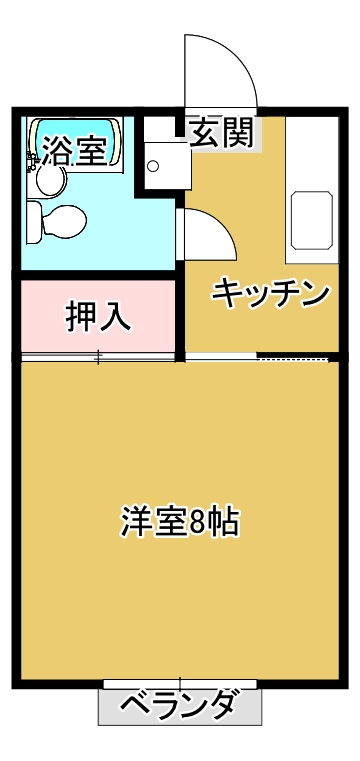スガノハイツの間取り写真