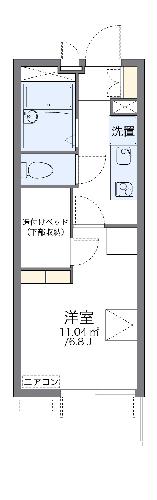 レオパレスヴィクトリアの間取り