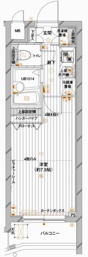 メインステージ赤塚の間取り