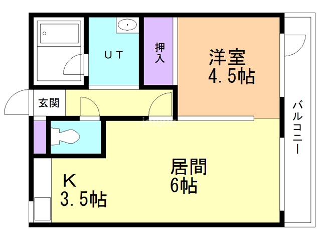 ほのぼのハイツ３の間取り