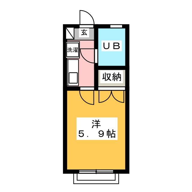 スカイピア蓮根の間取り